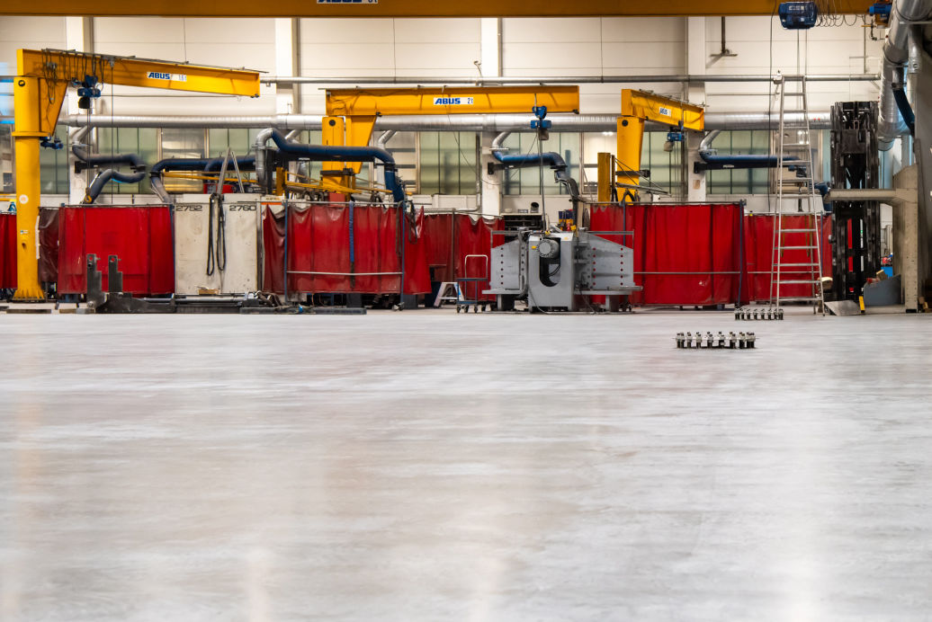 48 Stunden Industrieboden-Sanierung