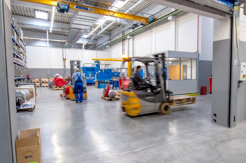 48 Stunden Industrieboden-Sanierung